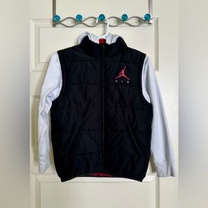 Big Boys Layered-Look Hooded Jacket